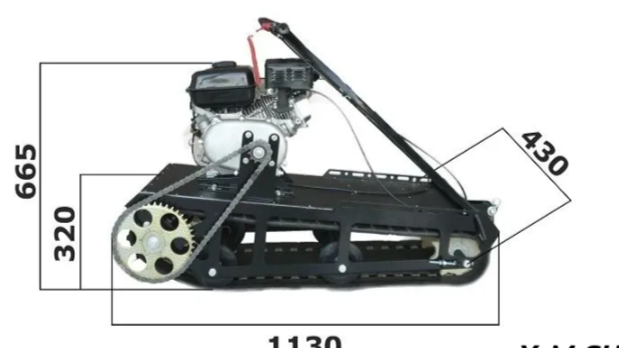 Мотобуксировщик XTREME-MOTORS "Конек-Горбунок" 6.5 л.с. в Волжском