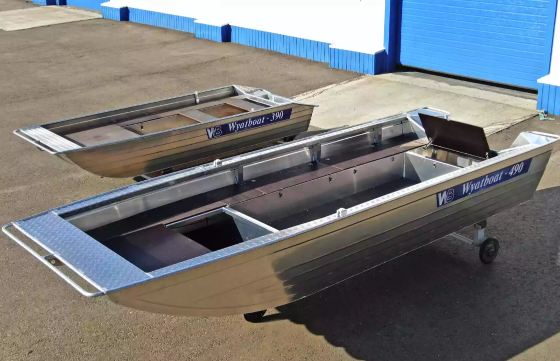 Алюминиевая лодка Wyatboat-490 Jonboat в Волжском