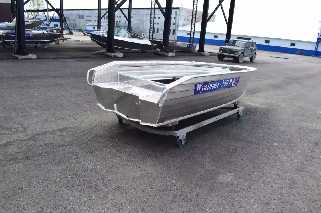 Алюминиевая лодка Wyatboat-390Р Увеличенный борт в Волжском