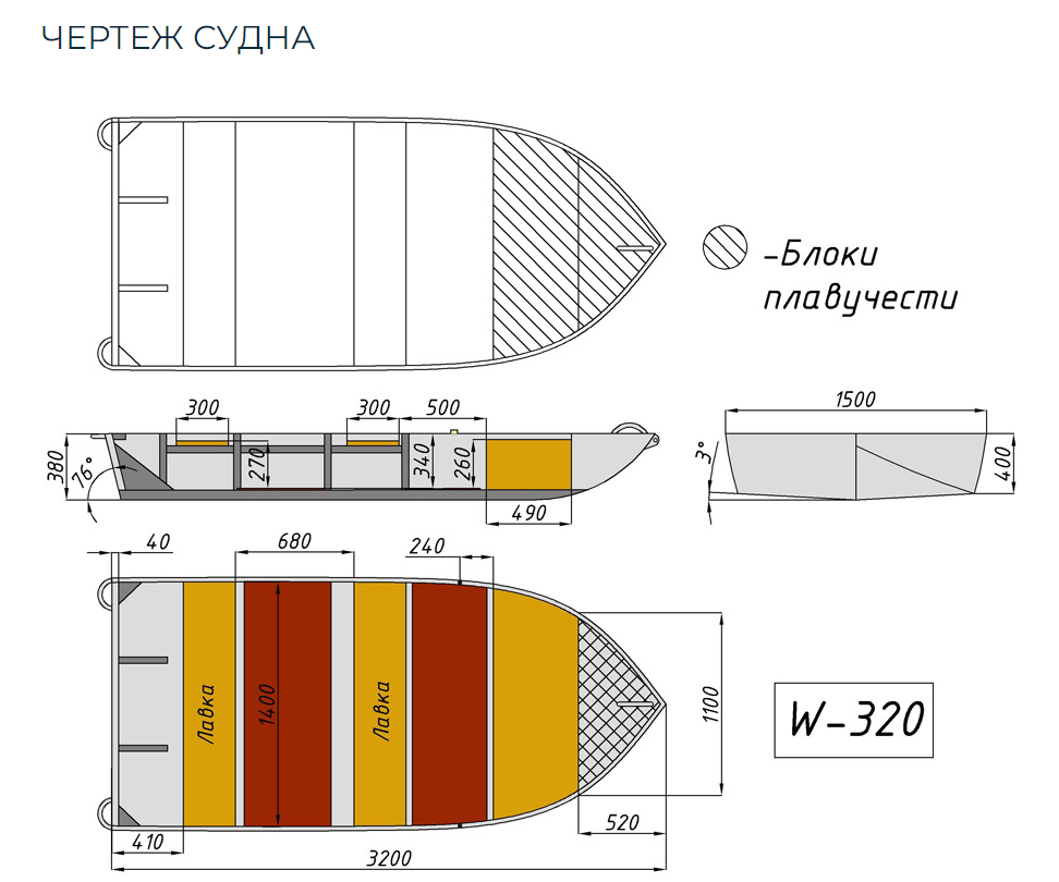 Алюминиевая Wyatboat-320 в Волжском