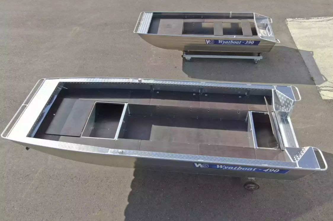 Алюминиевая лодка Wyatboat-490 Jonboat в Волжском