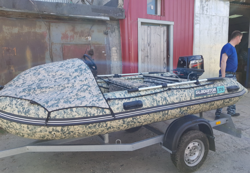 НАДУВНАЯ ЛОДКА GLADIATOR C370AL в Волжском