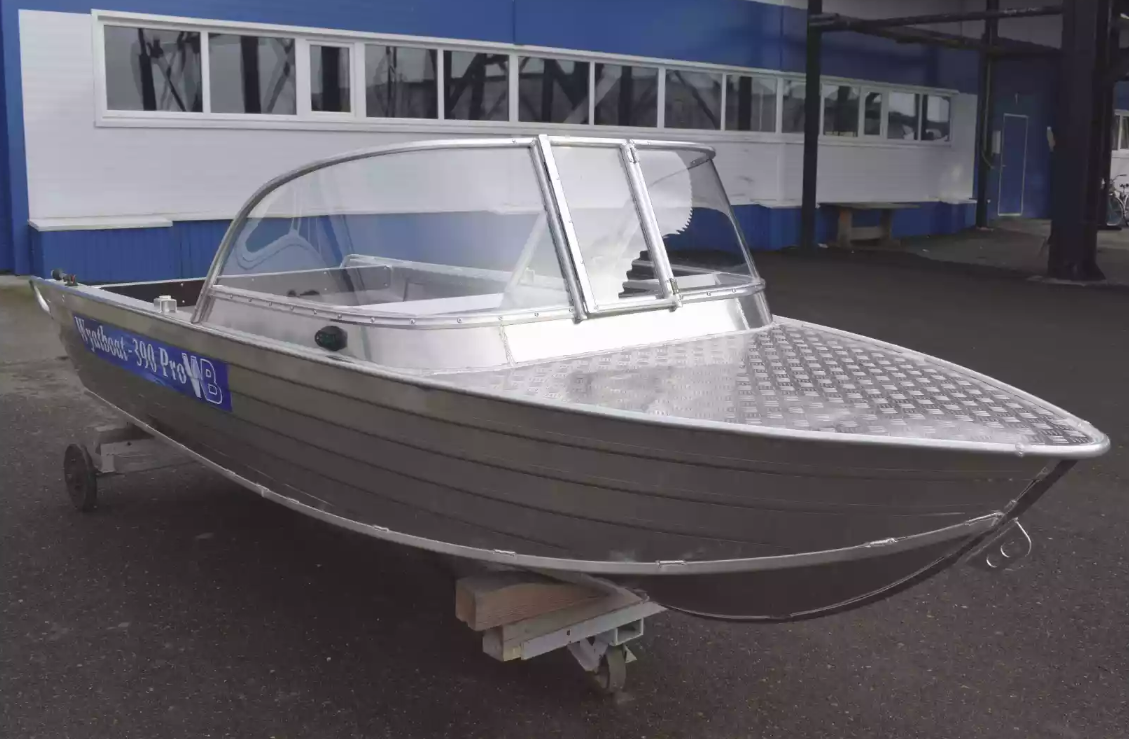 Алюминиевая лодка Wyatboat-390 Pro в Волжском