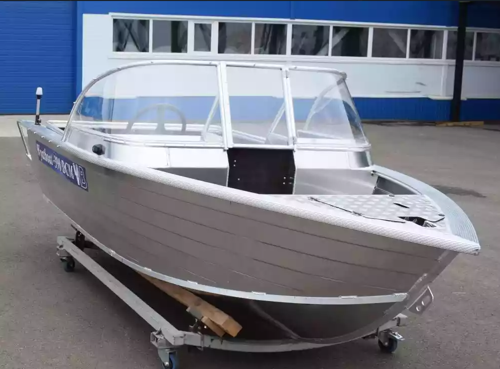 Алюминиевая лодка Wyatboat-390 DCM Увеличенный борт в Волжском