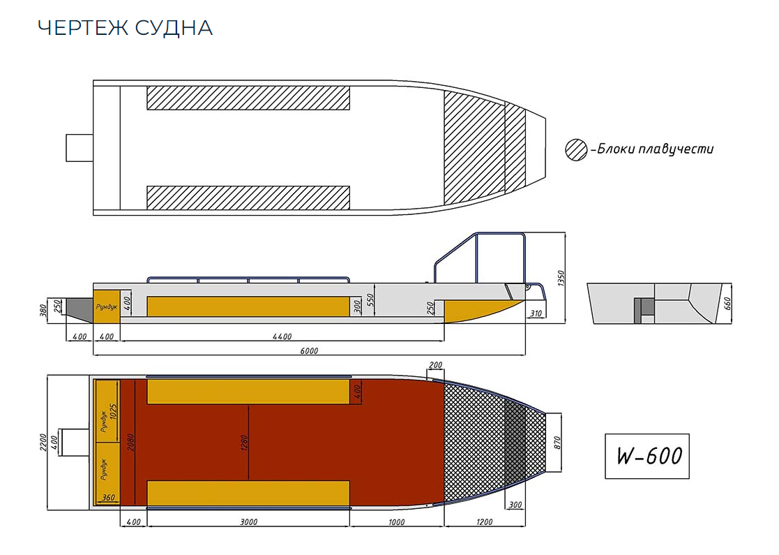 Алюминиевая лодка Wyatboat-600 в Волжском