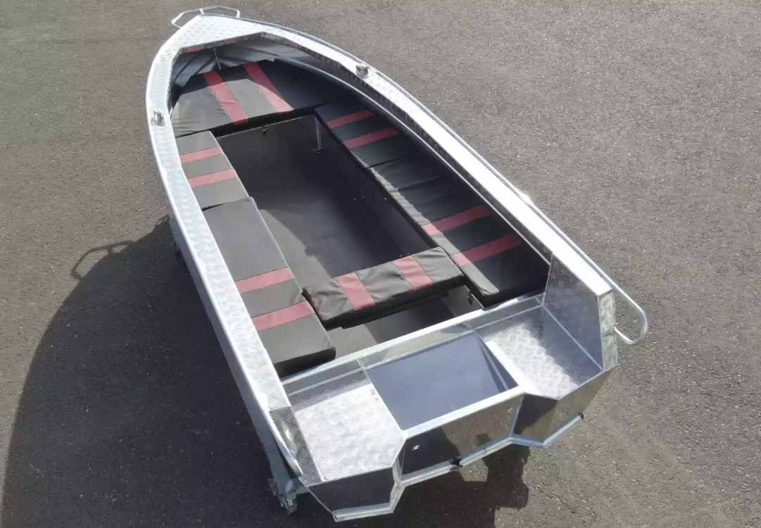 Алюминиевая лодка Wyatboat-390РМ увеличенный борт в Волжском