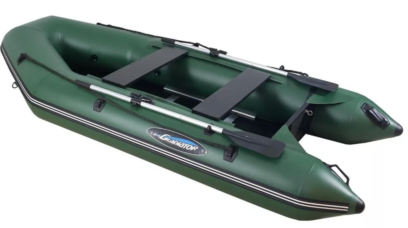 МОТОРНО-ГРЕБНАЯ ЛОДКА ПВХ GLADIATOR A 320 ТК С ФАНЕРНЫМ ПОЛОМ в Волжском