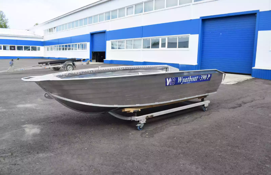 Алюминиевая лодка Wyatboat-390Р Увеличенный борт в Волжском