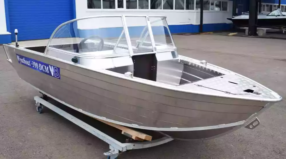 Алюминиевая лодка Wyatboat-390 DCM Увеличенный борт в Волжском