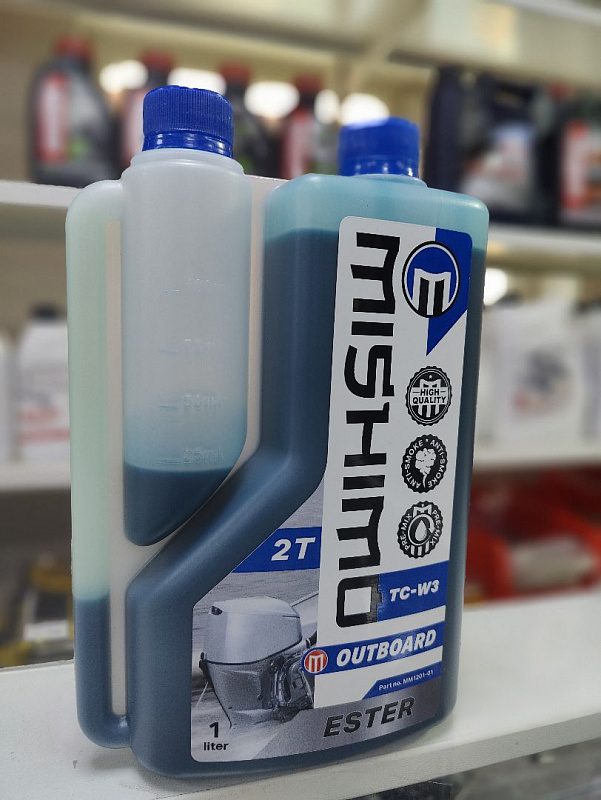 Масло MISHIMO 2T OUTBOARD (ESTER) полусинтетика 1 л в Волжском