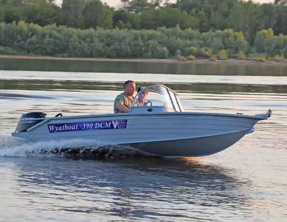 Алюминиевая лодка Wyatboat-390 DCM в Волжском