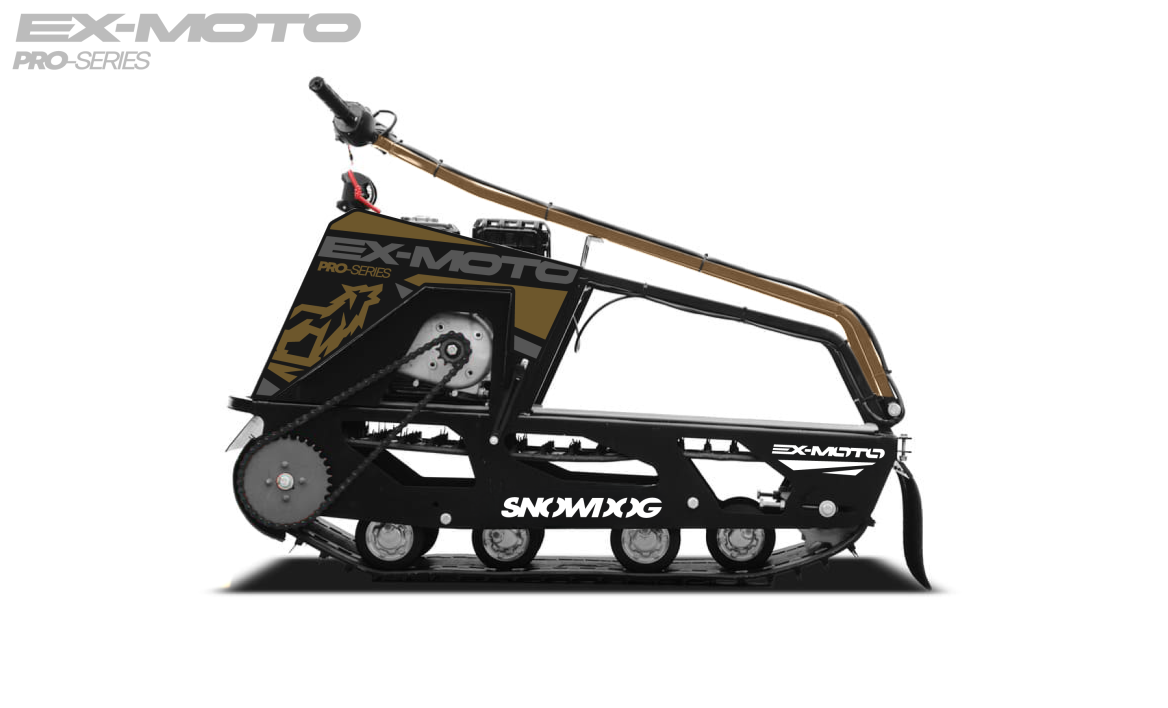 Мотобуксировщик EX-MOTO SNOWDOG S380 8л.с. в Волжском