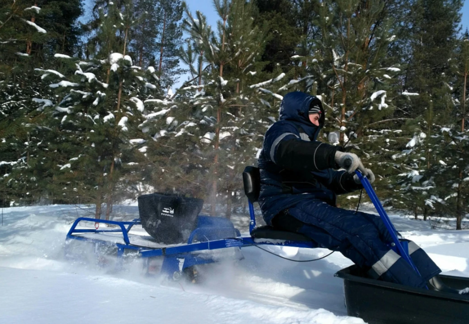 Мотобуксировщик толкач Альбатрос-XL8 с модулем. Без фары, склизы в Волжском