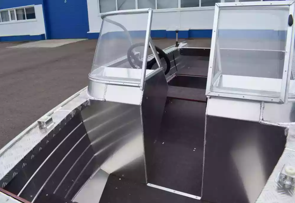 Алюминиевая лодка Wyatboat-390 DCM Увеличенный борт в Волжском