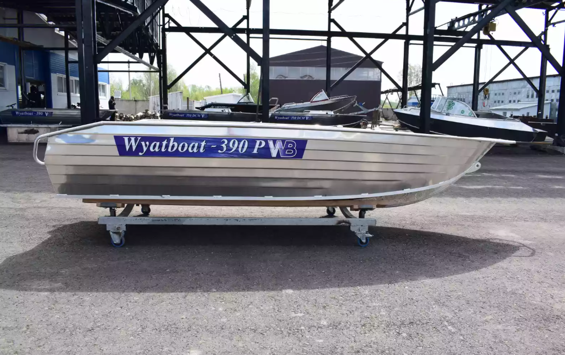 Алюминиевая лодка Wyatboat-390Р Увеличенный борт в Волжском