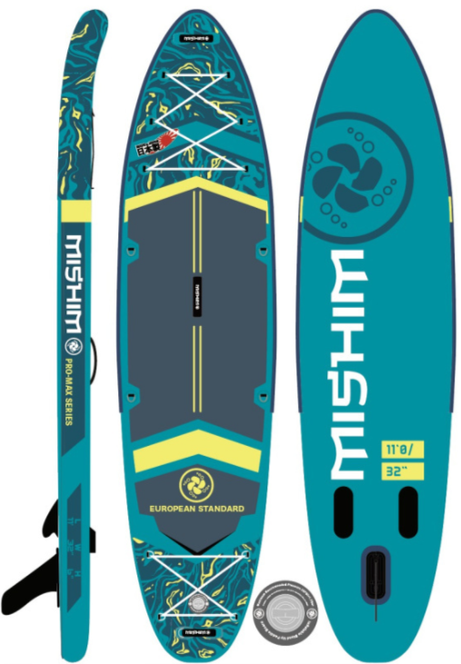 SUP (САП) Доска MISHIMO PRO-MAX Light Teal 11’ (335см) в Волжском