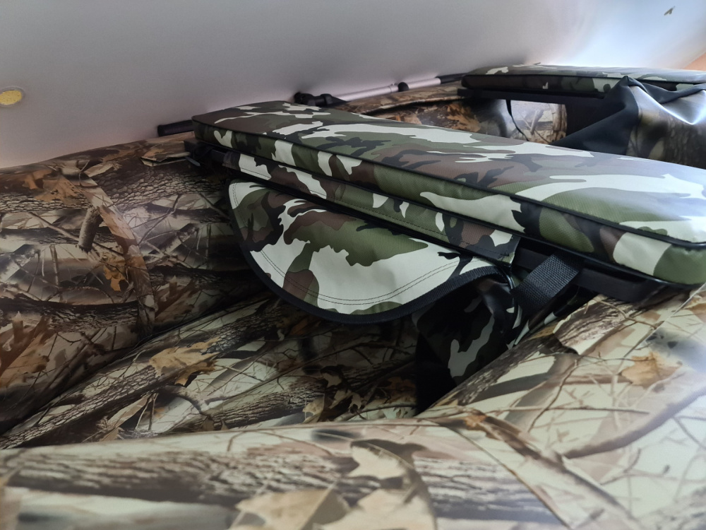 КОМПЛЕКТ МЯГКИХ НАКЛАДОК С СУМКОЙ ДЛЯ ЛОДОК 80Х20 КАМУФЛЯЖ в Волжском