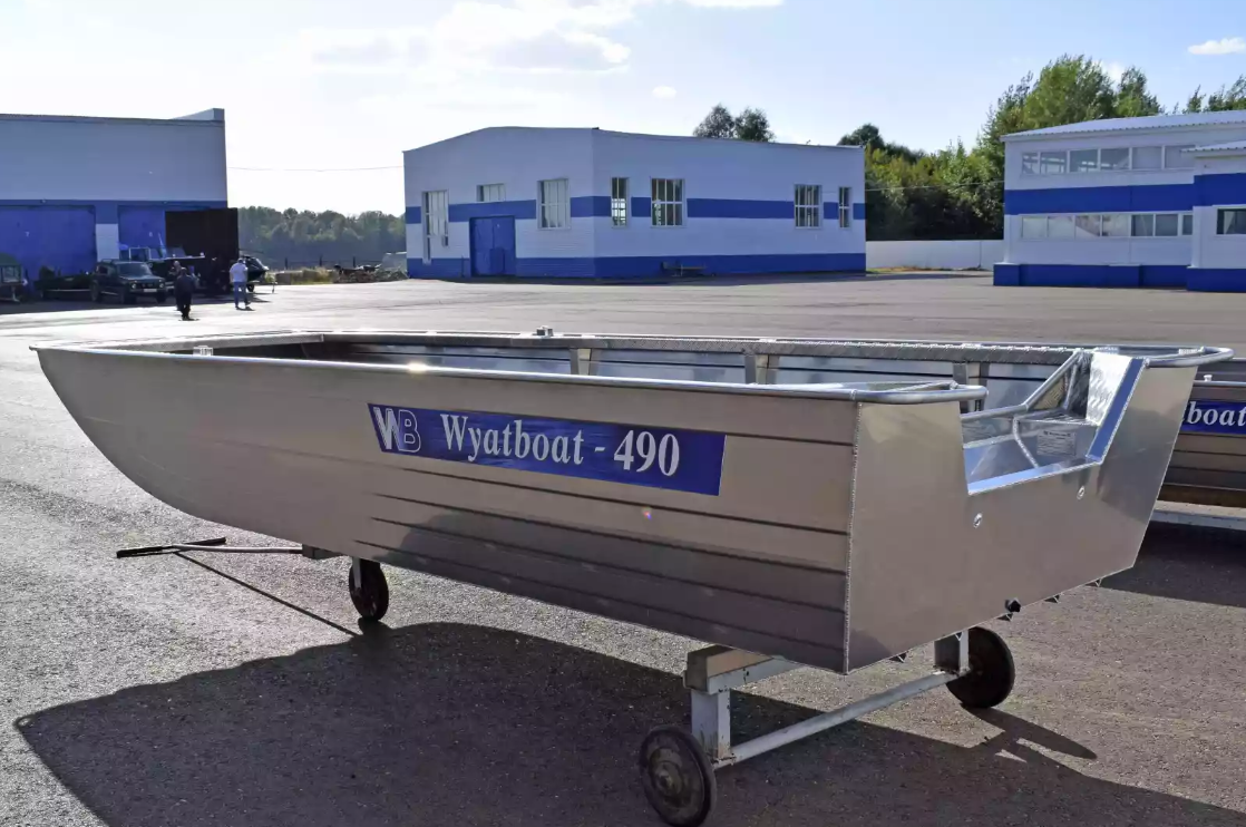 Алюминиевая лодка Wyatboat-490 Jonboat в Волжском