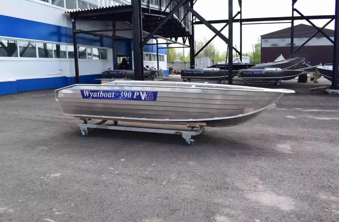 Алюминиевая лодка Wyatboat-390Р Увеличенный борт в Волжском