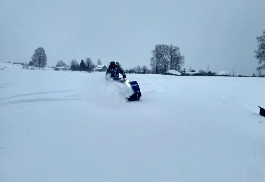 Мотобуксировщик Альбатрос-XLV 9 тележки, 1450 мм в Волжском