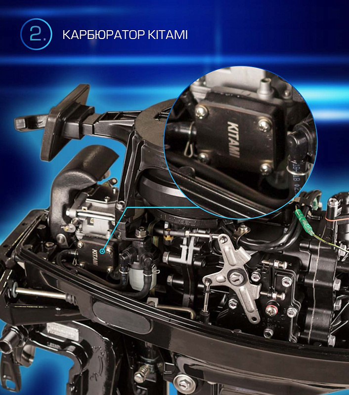 Лодочный мотор MARLIN PROLINE MP 9.9 (20) AWRL FORCE в Волжском