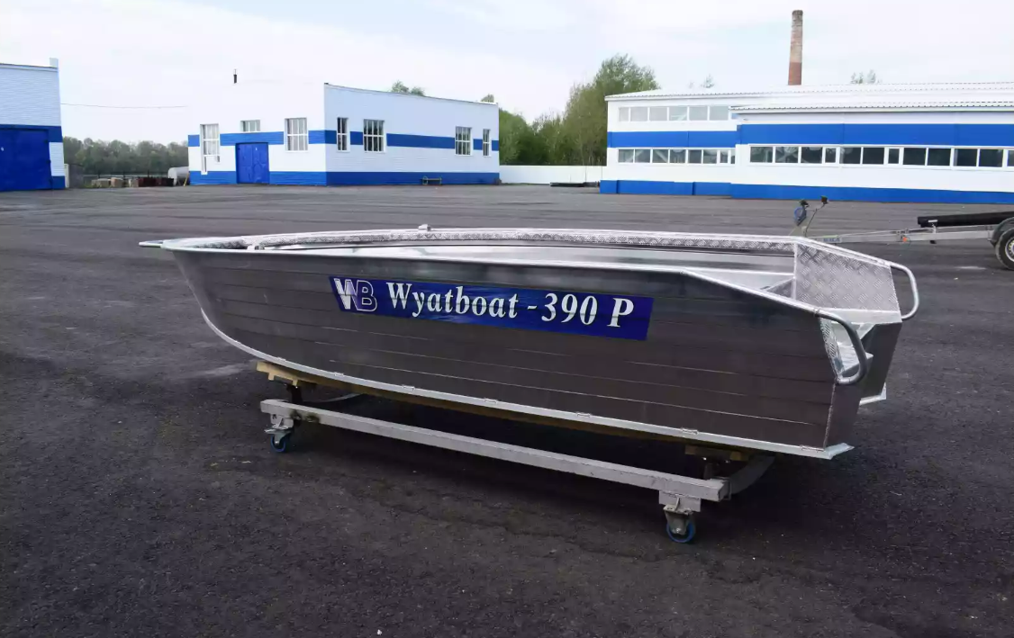 Алюминиевая лодка Wyatboat-390Р Увеличенный борт в Волжском