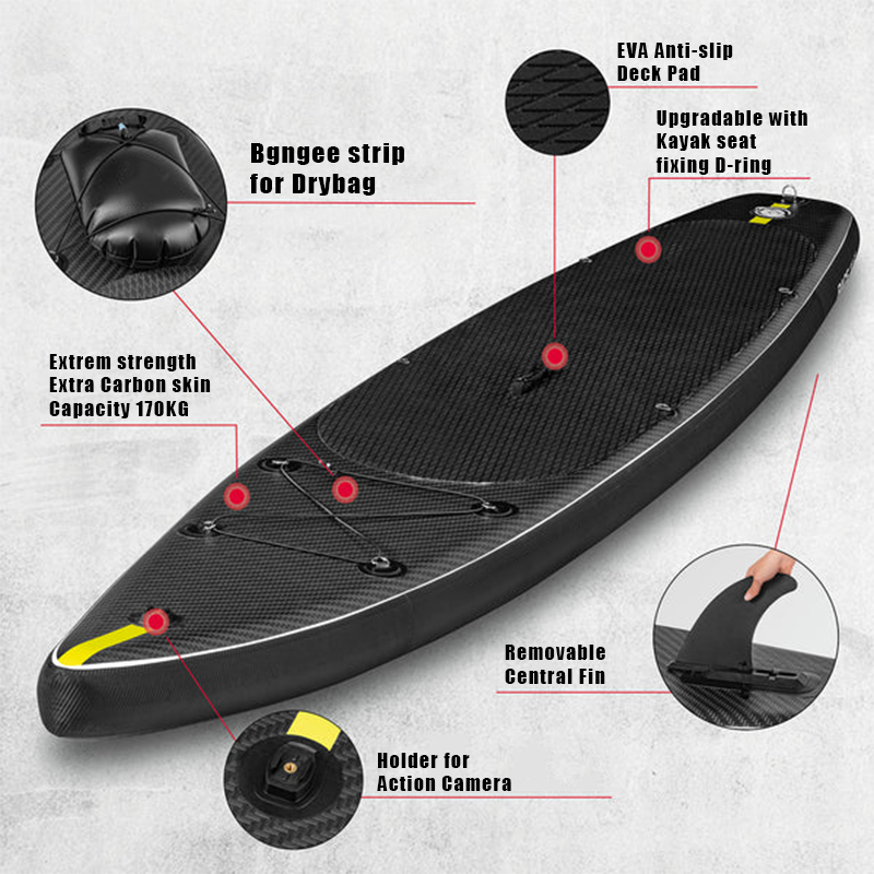 SUP (САП) ДОСКА MISHIMO CARBON DARKSIDE 11’ (335СМ) в Волжском