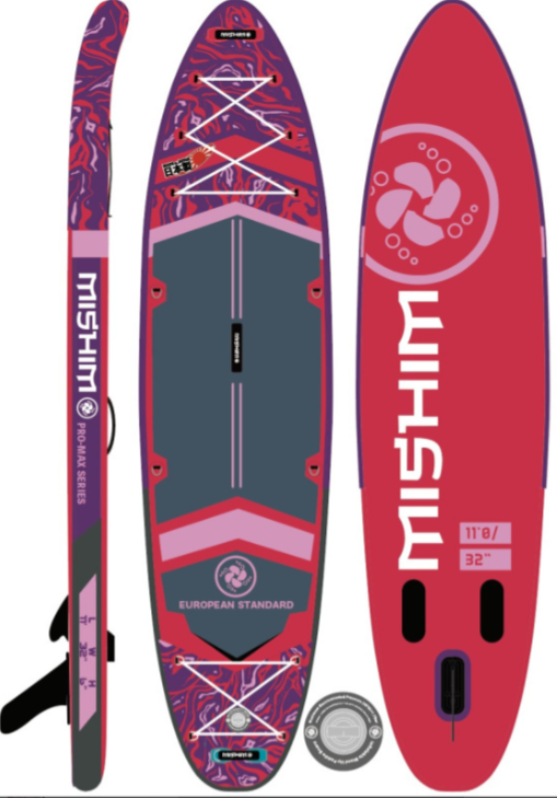SUP (САП) Доска MISHIMO PRO-MAX Viva Magenta 10.6’ (320см) в Волжском