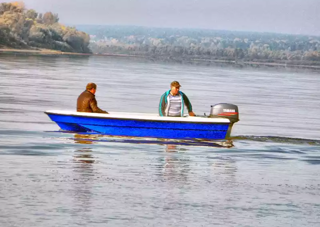 Стеклопластиковая лодка Wyatboat 430 тримаран в Волжском
