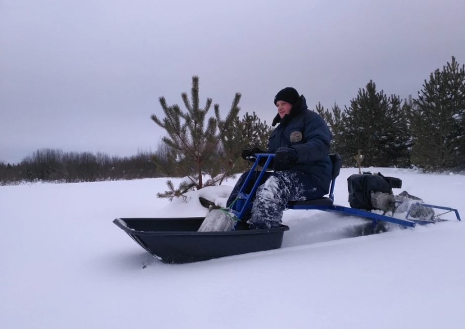 Мотобуксировщик толкач Альбатрос-XL8 с модулем. Без фары, склизы в Волжском