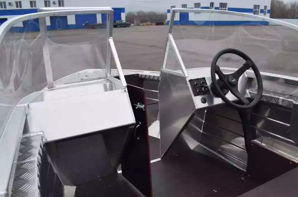 Алюминиевая лодка Wyatboat-390 DCM Увеличенный борт в Волжском