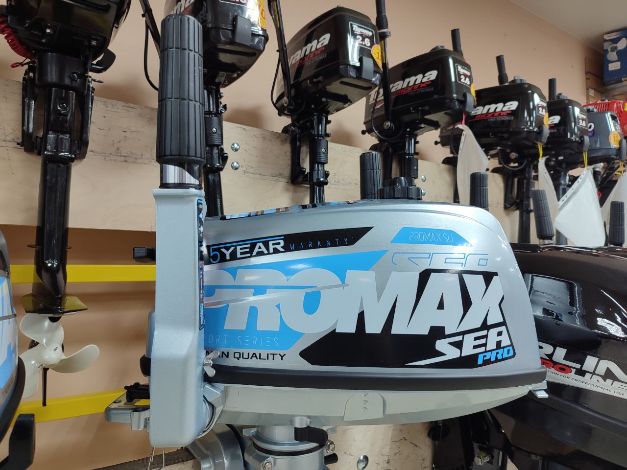 Лодочный мотор PROMAX SP5FHS (внешний бак 12 л) в Волжском