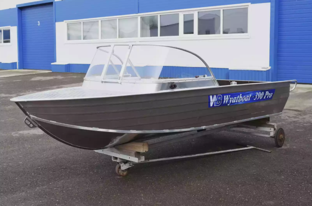Алюминиевая лодка Wyatboat-390 Pro в Волжском