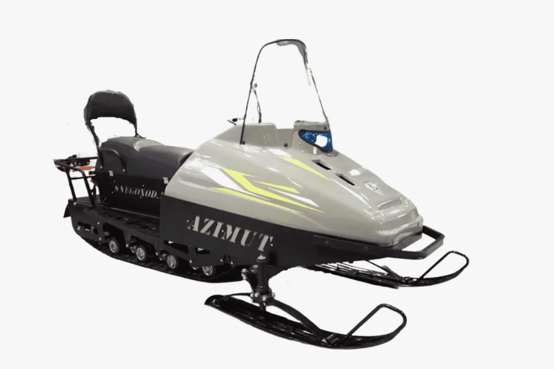 Миниснегоход Бурлак Азимут 20 л.с. , эл.запуск, реверс, тормоз гидравл, капот серый в Волжском