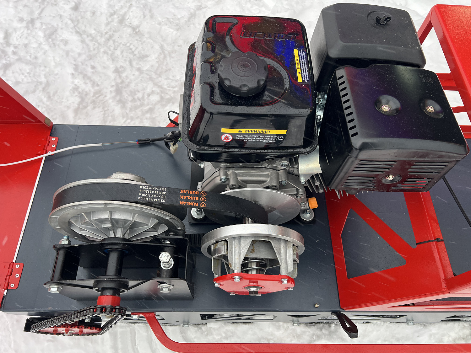 Мотобуксировщик EX-MOTO SNOWDOG S500 15л.с в Волжском