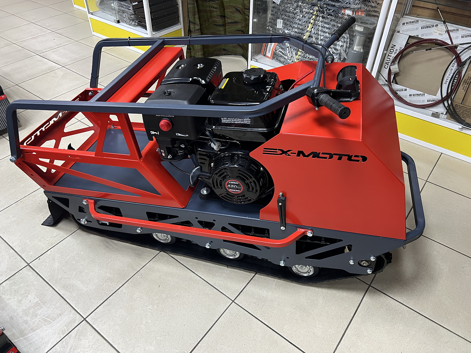 Мотобуксировщик EX-MOTO SNOWDOG S500 15л.с в Волжском