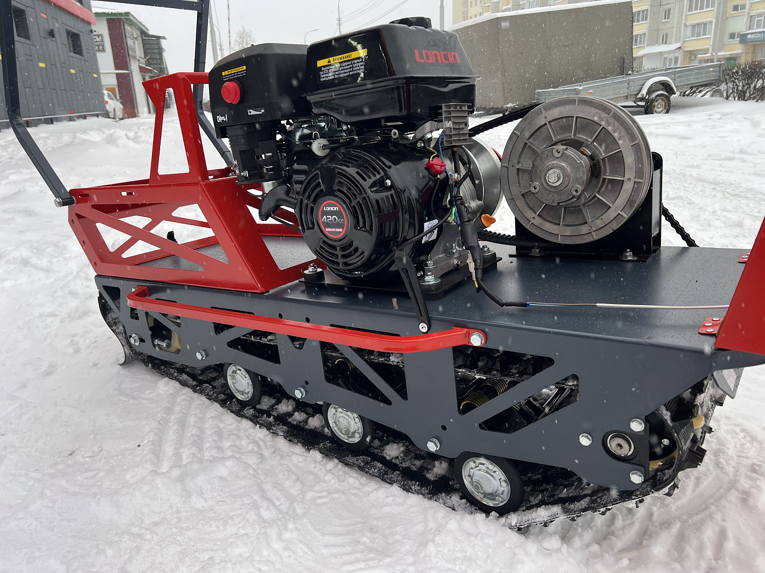 Мотобуксировщик EX-MOTO SNOWDOG S500 15л.с в Волжском