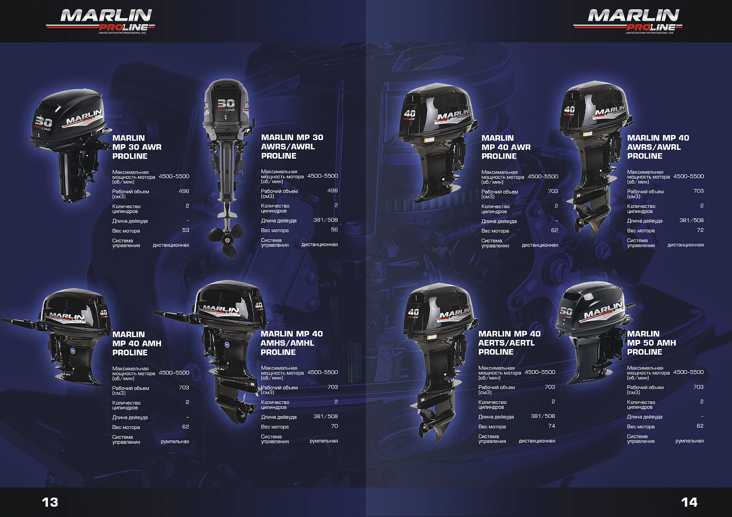 Лодочный мотор MARLIN PROLINE MP 40 AMHL в Волжском