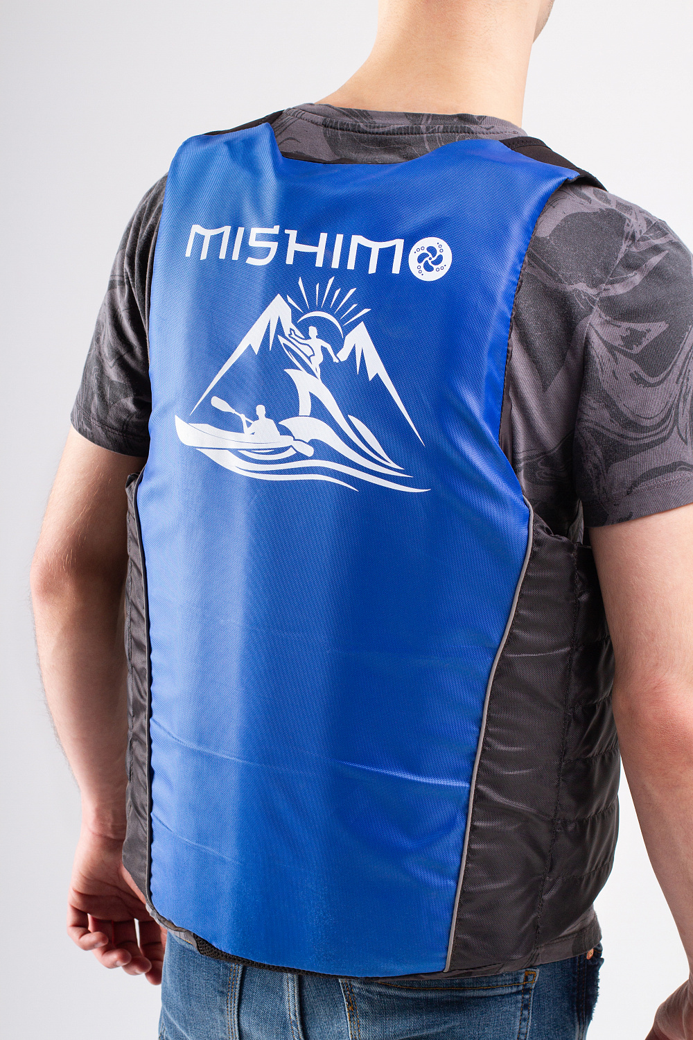 Жилет спасательный MISHIMO PRO Премиум качества Черно-синий в Волжском